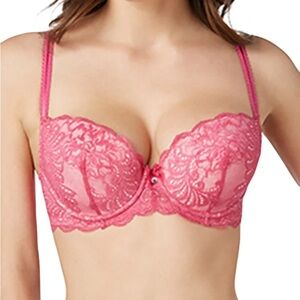 34DDD Pink Lace Bra